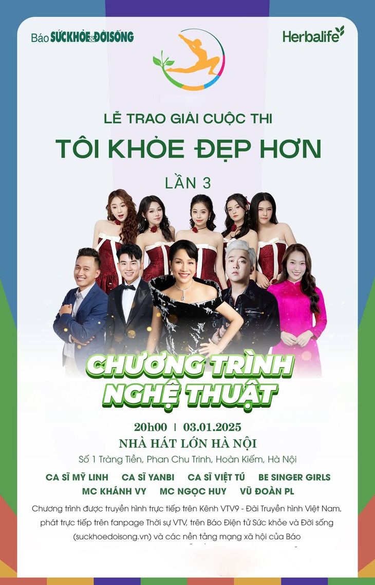 Đếm ngược tới Lễ trao giải TÔI KHỎE ĐẸP HƠN Lần 3 - Ảnh 1. Đếm ngược tới Lễ trao giải TÔI KHỎE ĐẸP HƠN Lần 3 - Ảnh 1.