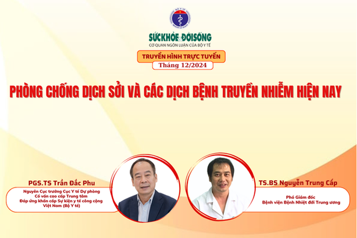 Truyền hình trực tuyến: Phòng chống dịch sởi và các dịch bệnh truyền nhiễm hiện nay- Ảnh 1. Truyền hình trực tuyến: Phòng chống dịch sởi và các dịch bệnh truyền nhiễm hiện nay- Ảnh 1.