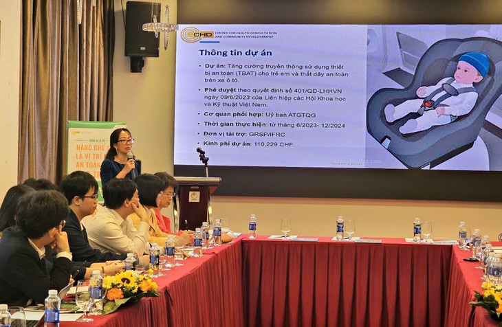 Tăng cường truyền thông, thay đổi nhận thức sử dụng thiết bị an toàn cho trẻ trên xe ô tô- Ảnh 1. Tăng cường truyền thông, thay đổi nhận thức sử dụng thiết bị an toàn cho trẻ trên xe ô tô- Ảnh 1.