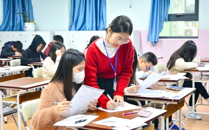 Nhiều trường tư tổ chức kỳ thi riêng để tuyển sinh vào lớp 10- Ảnh 1.