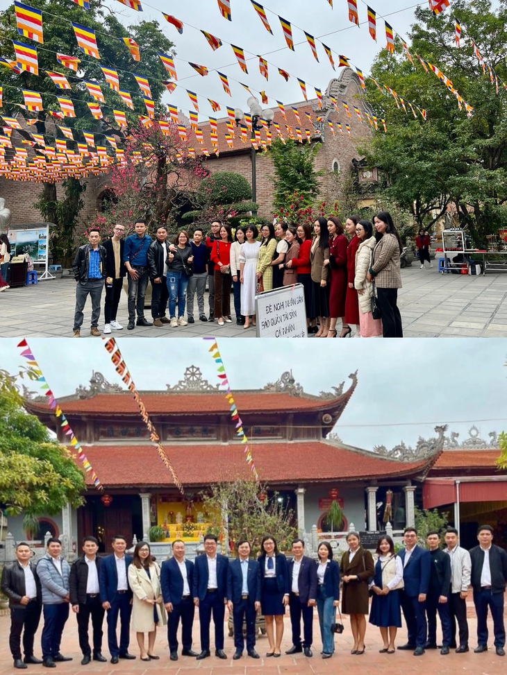 Ngày đầu tiên đi làm sau Tết, chùa Hà Nội tấp nập du khách- Ảnh 3.