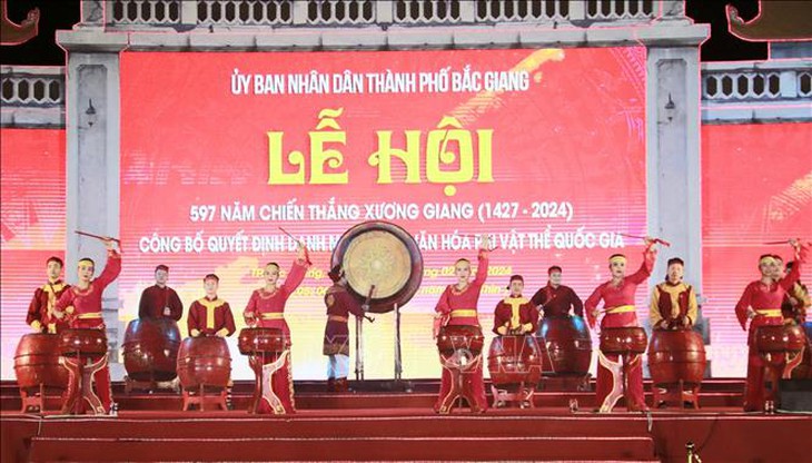 Công bố Lễ hội Xương Giang là Di sản văn hóa phi vật thể quốc gia- Ảnh 2. Công bố Lễ hội Xương Giang là Di sản văn hóa phi vật thể quốc gia- Ảnh 2.