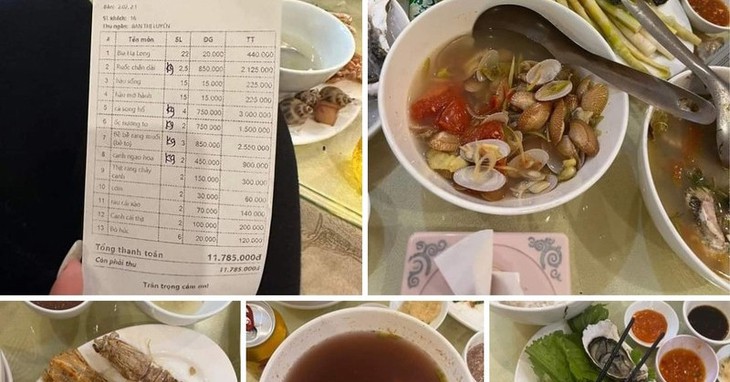 Xác minh thông tin nhóm du khách tố nhà hàng ở Hạ Long 'chặt chém' ngày Tết- Ảnh 1. Xác minh thông tin nhóm du khách tố nhà hàng ở Hạ Long 'chặt chém' ngày Tết- Ảnh 1.