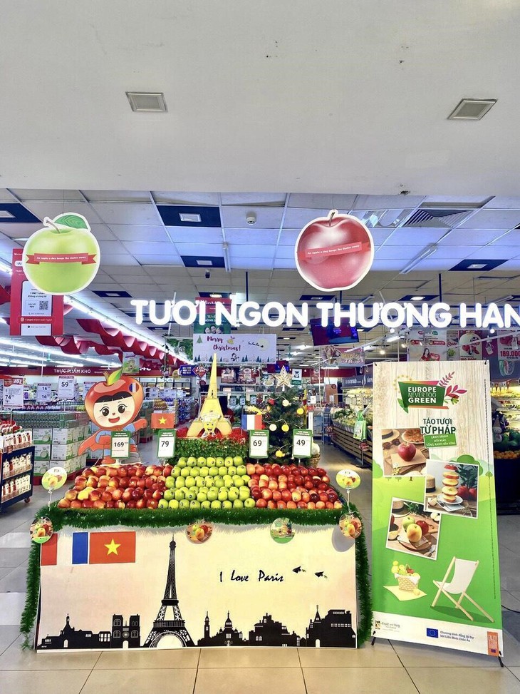 Táo Pháp được săn đón tại thị trường Việt Nam- Ảnh 2.