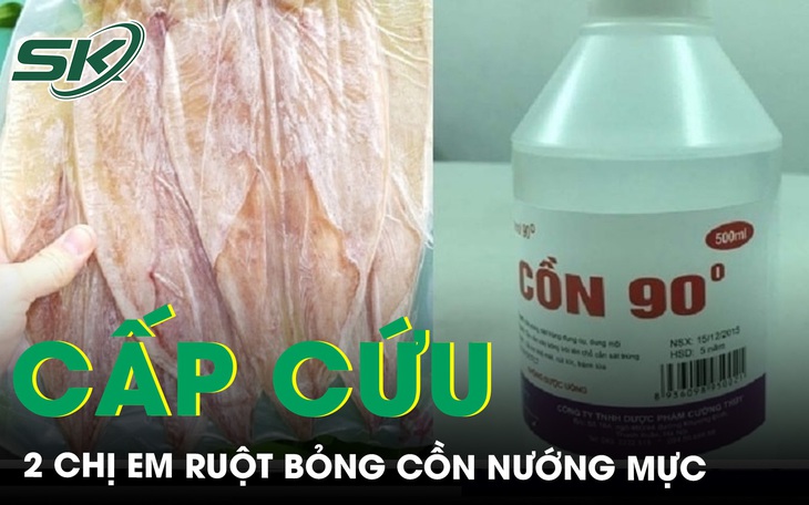 Xót xa 2 chị em ruột cùng cấp cứu vì bỏng cồn nướng mực
