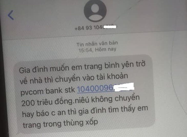 Tình tiết bất ngờ vụ thiếu nữ được gia đình trình báo 'mất tích' tại Hà Nội- Ảnh 1. Tình tiết bất ngờ vụ thiếu nữ được gia đình trình báo 'mất tích' tại Hà Nội- Ảnh 1.