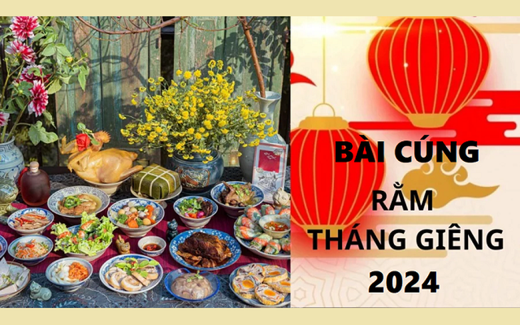 Bài cúng Rằm tháng Giêng 2024 tại nhà và tại chùa đầy đủ nhất