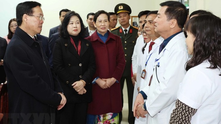 Nâng cao năng lực mạng lưới y tế cơ sở góp phần quan trọng vào mục tiêu giảm quá tải bệnh viện- Ảnh 1. Nâng cao năng lực mạng lưới y tế cơ sở góp phần quan trọng vào mục tiêu giảm quá tải bệnh viện- Ảnh 1.