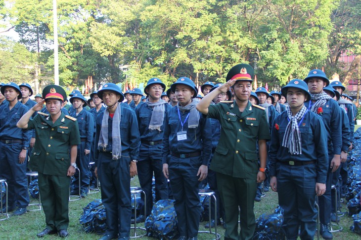 TPHCM: 6 nữ tân binh tự tin lên đường nhập ngũ- Ảnh 2.