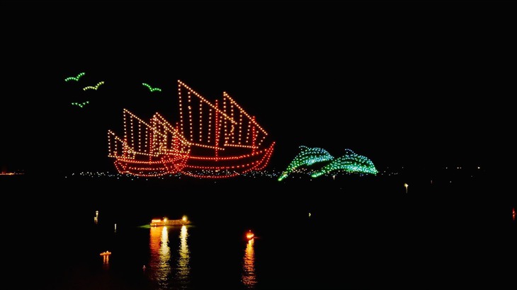 2024 thiết bị bay không người lái sẽ trình diễn ánh sáng nghệ thuật trong đêm giao thừa- Ảnh 4.