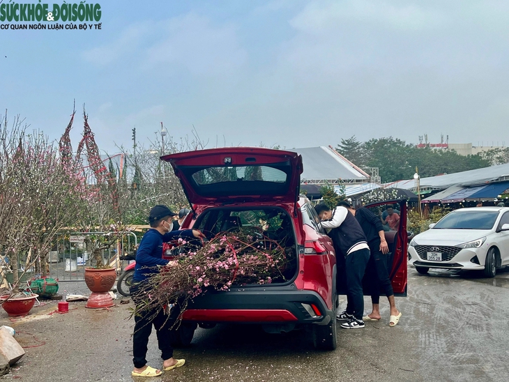 Chủ nhật cuối năm, người dân đi sắm Tết, siêu thị chật cứng, hàng hoa tất bật- Ảnh 2.