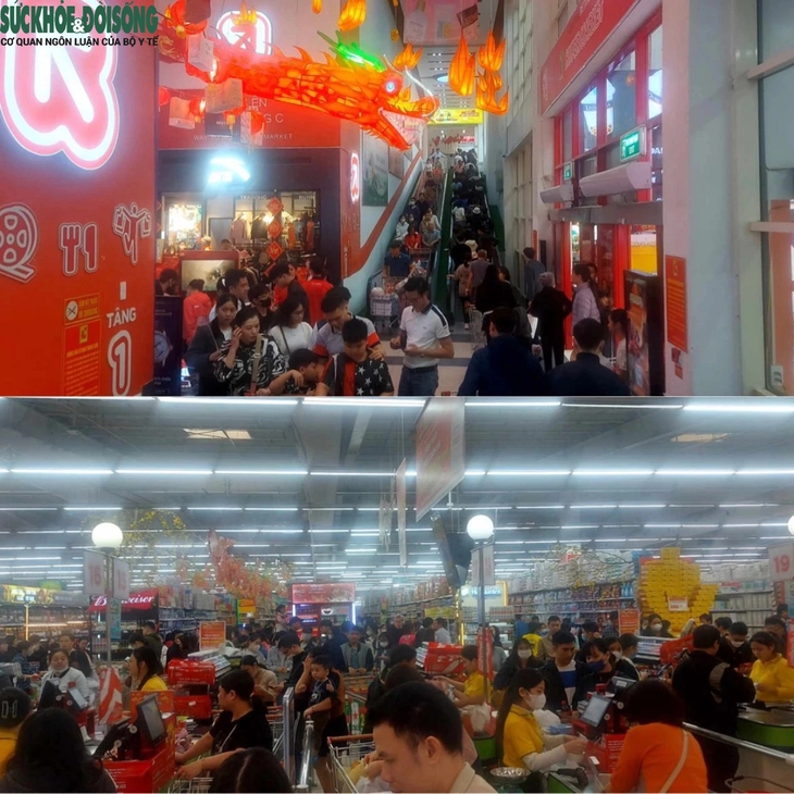 Chủ nhật cuối năm, người dân đi sắm Tết, siêu thị chật cứng, hàng hoa tất bật- Ảnh 10.