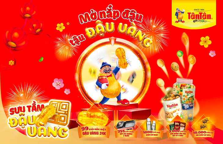 Tân Tân khởi động Chương trình khuyến mại 'Sưu tầm đậu vàng'- Ảnh 1.