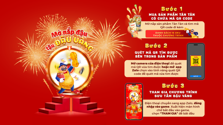Tân Tân khởi động Chương trình khuyến mại 'Sưu tầm đậu vàng'- Ảnh 2.
