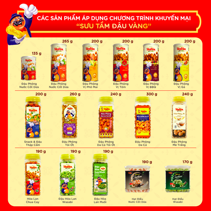 Tân Tân khởi động Chương trình khuyến mại 'Sưu tầm đậu vàng'- Ảnh 3.