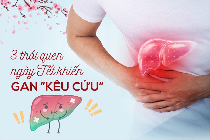 3 thói quen ngày Tết khiến gan tổn thương thường gặp- Ảnh 1.