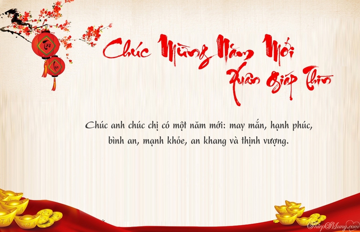 Những mẫu thiệp chúc Tết Giáp Thìn 2024 online đẹp nhất- Ảnh 9.