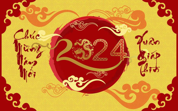 Những mẫu thiệp chúc Tết Giáp Thìn 2024 online đẹp nhất