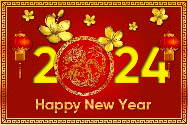Những mẫu thiệp chúc Tết Giáp Thìn 2024 online đẹp nhất- Ảnh 11.