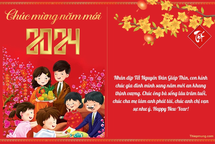 Những mẫu thiệp chúc Tết Giáp Thìn 2024 online đẹp nhất- Ảnh 10.