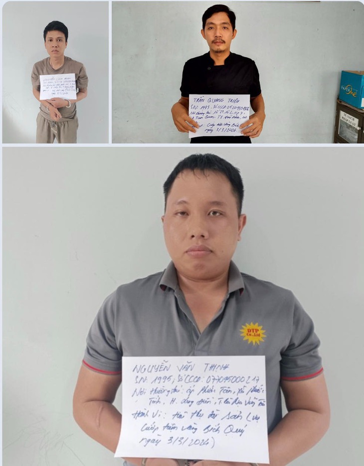 Bắt giữ 2 đối tượng trong vụ cướp tiệm vàng tại Bình Dương- Ảnh 2.