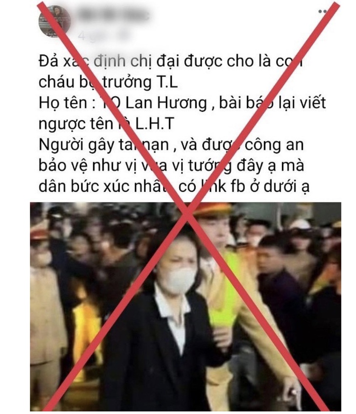 Xử phạt người thông tin sai sự thật vụ va chạm giao thông tại đường Trần Cung- Ảnh 1.