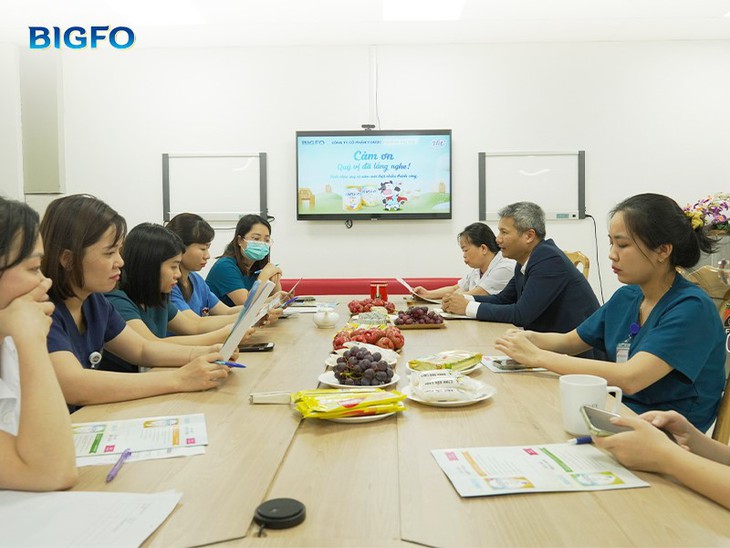 BIGFO tổ chức buổi họp mặt lan tỏa giá trị sản phẩm tại Bệnh Viện Sản Nhi Phú Thọ- Ảnh 1.