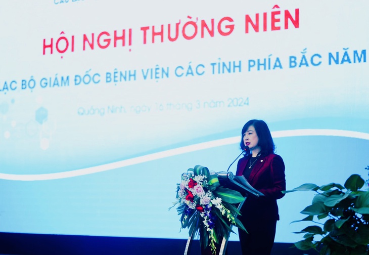 Bộ trưởng Đào Hồng Lan: Đẩy mạnh chuyển đổi số, cải tiến chất lượng phục vụ người bệnh tốt hơn- Ảnh 1. Bộ trưởng Đào Hồng Lan: Đẩy mạnh chuyển đổi số, cải tiến chất lượng phục vụ người bệnh tốt hơn- Ảnh 1.