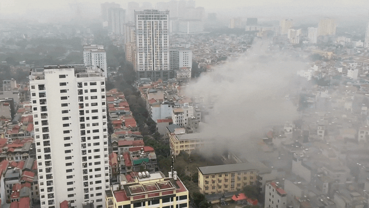 Công an Hà Nội thông tin vụ cháy trường học tại Hà Đông- Ảnh 2.
