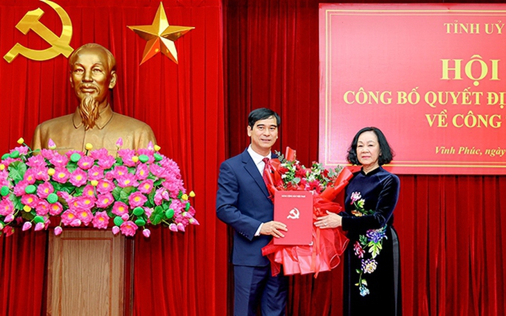 Ông Dương Văn An được điều động giữ chức Bí thư Vĩnh Phúc