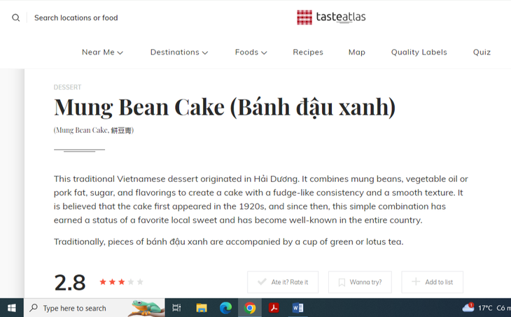 Bánh đậu xanh Hải Dương và 44 món ăn Việt Nam 'bỗng dưng muốn khóc'- Ảnh 1.
