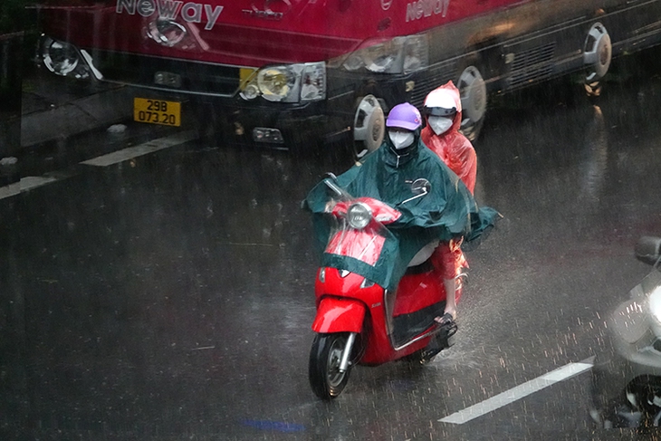 Không khí lạnh bao phủ, miền Bắc mưa lớn, nhiệt giảm- Ảnh 2.