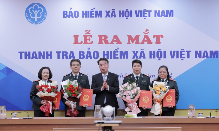 Ra mắt Thanh tra Bảo hiểm xã hội Việt Nam- Ảnh 1. Ra mắt Thanh tra Bảo hiểm xã hội Việt Nam- Ảnh 1.