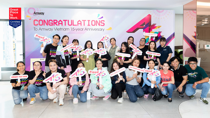 AMWAY VIỆT NAM đạt chứng nhận "Nơi làm việc xuất sắc" năm 2023- Ảnh 1.