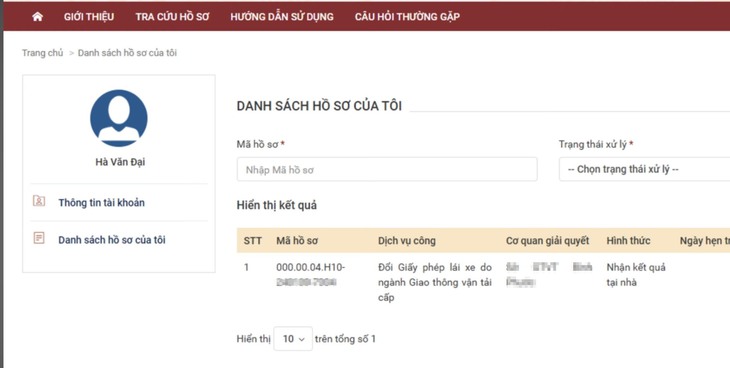 Hướng dẫn chi tiết đổi giấy phép lái xe ô tô online mới nhất 2024- Ảnh 14. Hướng dẫn chi tiết đổi giấy phép lái xe ô tô online mới nhất 2024- Ảnh 14.
