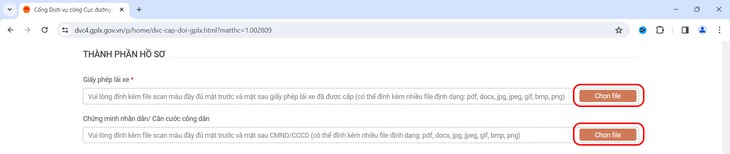 Hướng dẫn chi tiết đổi giấy phép lái xe ô tô online mới nhất 2024- Ảnh 10. Hướng dẫn chi tiết đổi giấy phép lái xe ô tô online mới nhất 2024- Ảnh 10.