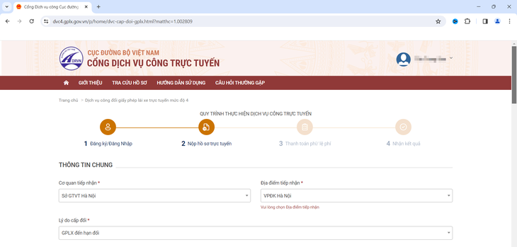 Hướng dẫn chi tiết đổi giấy phép lái xe ô tô online mới nhất 2024- Ảnh 4. Hướng dẫn chi tiết đổi giấy phép lái xe ô tô online mới nhất 2024- Ảnh 4.