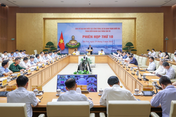 Thủ tướng chủ trì họp BCĐ các công trình quan trọng quốc gia, trọng điểm ngành GTVT- Ảnh 1. Thủ tướng chủ trì họp BCĐ các công trình quan trọng quốc gia, trọng điểm ngành GTVT- Ảnh 1.
