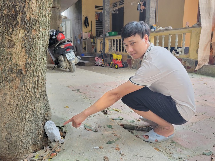 Nổ mìn khai thác đá làm hư hỏng nhà của 35 hộ dân- Ảnh 2.