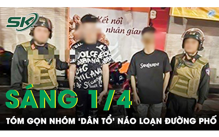 Sáng 1/4: Tóm gọn nhóm ‘dân tổ’ đầu trần lạng lách đánh võng náo loạn đường phố Hải Phòng