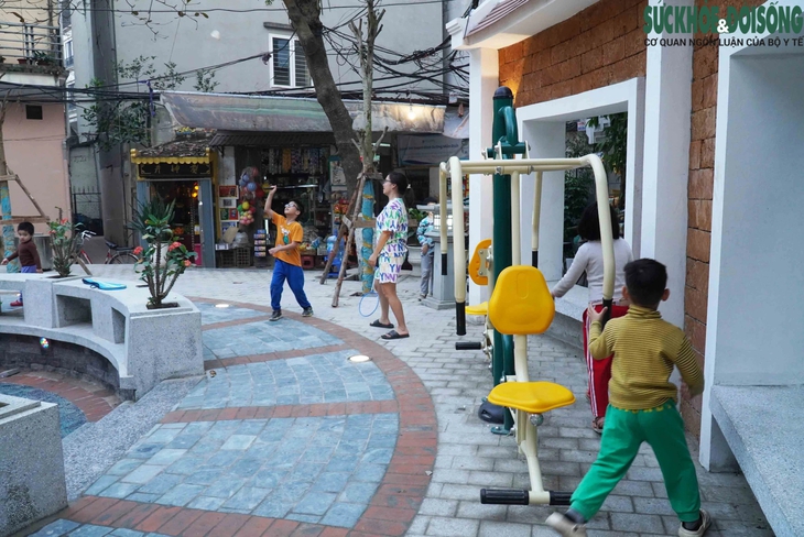 Hà Nội: Sân chơi độc đáo được cải tạo từ giếng làng xưa- Ảnh 7.