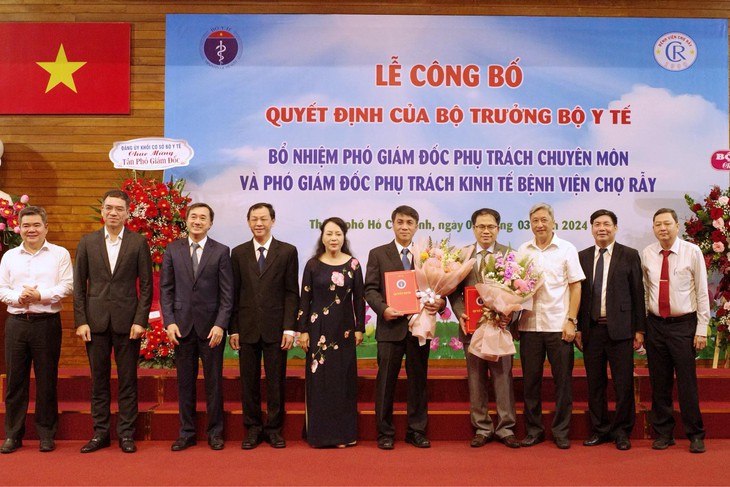 Bệnh viện Chợ Rẫy có 2 Phó Giám đốc mới- Ảnh 2.