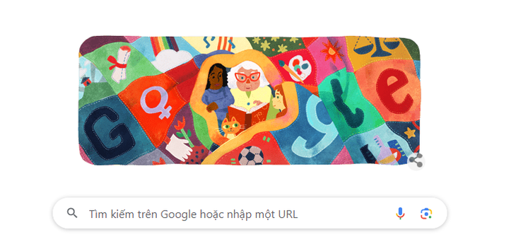 Google Doodle tôn vinh ngày Quốc tế phụ nữ 8/3 với hình ảnh đặc biệt- Ảnh 1. Google Doodle tôn vinh ngày Quốc tế phụ nữ 8/3 với hình ảnh đặc biệt- Ảnh 1.