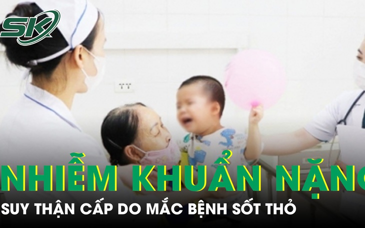 Bệnh nhi 3 tuổi nhiễm khuẩn nặng kèm tổn thương thận cấp do sốt thỏ