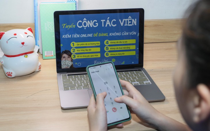 Mất gần 200 triệu đồng do dính bẫy cộng tác viên online 