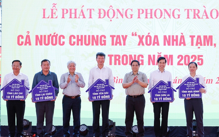Thủ tướng phát động cả nước chung tay xóa nhà tạm, nhà dột nát trong năm 2025