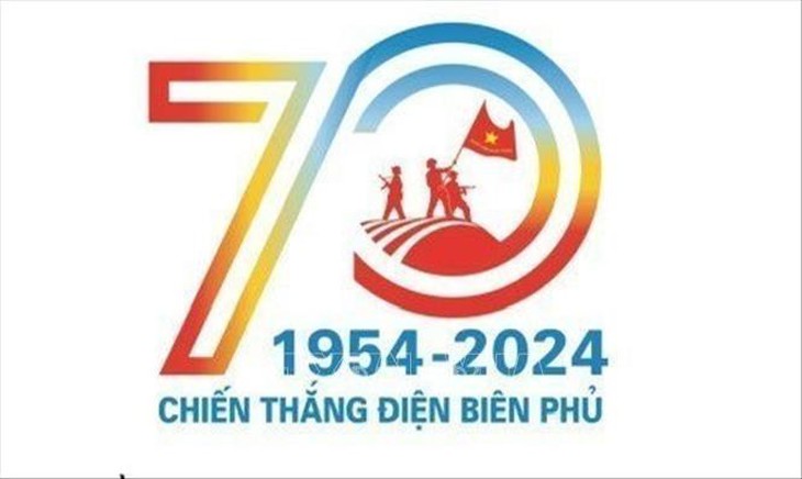 Mẫu logo chính thức tuyên truyền kỷ niệm 70 năm Chiến thắng Điện Biên Phủ- Ảnh 1.