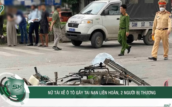 Sáng 16/4: Hiện trường vụ nữ tài xế lái ô tô 