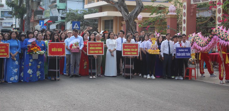 Trang trọng lễ dâng hương Giỗ Tổ Hùng Vương ở Khánh Hòa- Ảnh 3. Trang trọng lễ dâng hương Giỗ Tổ Hùng Vương ở Khánh Hòa- Ảnh 3.