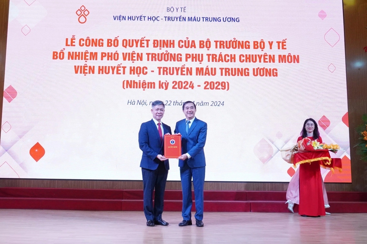 PGS.TS Nguyễn Quang Tùng giữ chức Phó Viện trưởng phụ trách chuyên môn Viện Huyết học - Truyền máu TW- Ảnh 1.